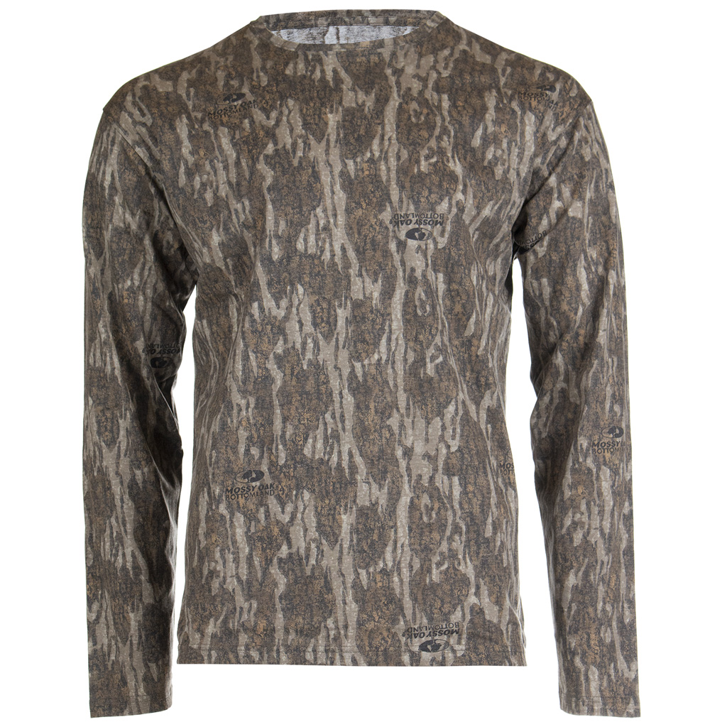 Habit Bear Cave Long Sleeve Tee Mossy Oak Bottomland 2XL