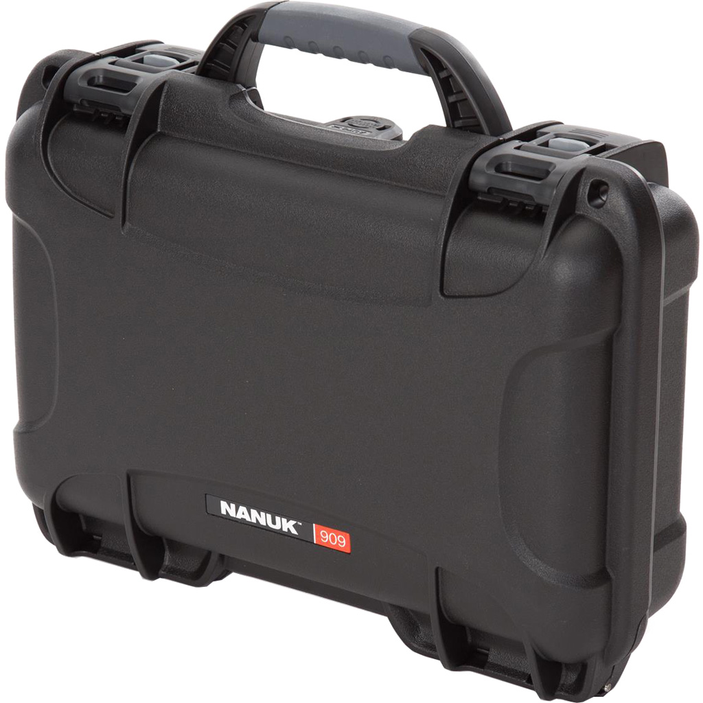 Nanuk 909 Pistol and Accessory Hard Case With Foam - Black