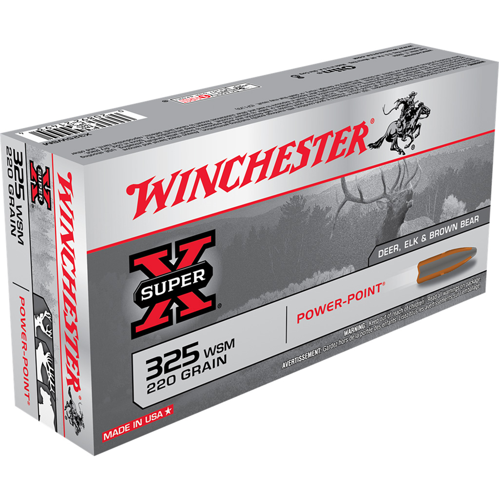Winchester 325 Wsm 220 Gr Power Point 20 Rd