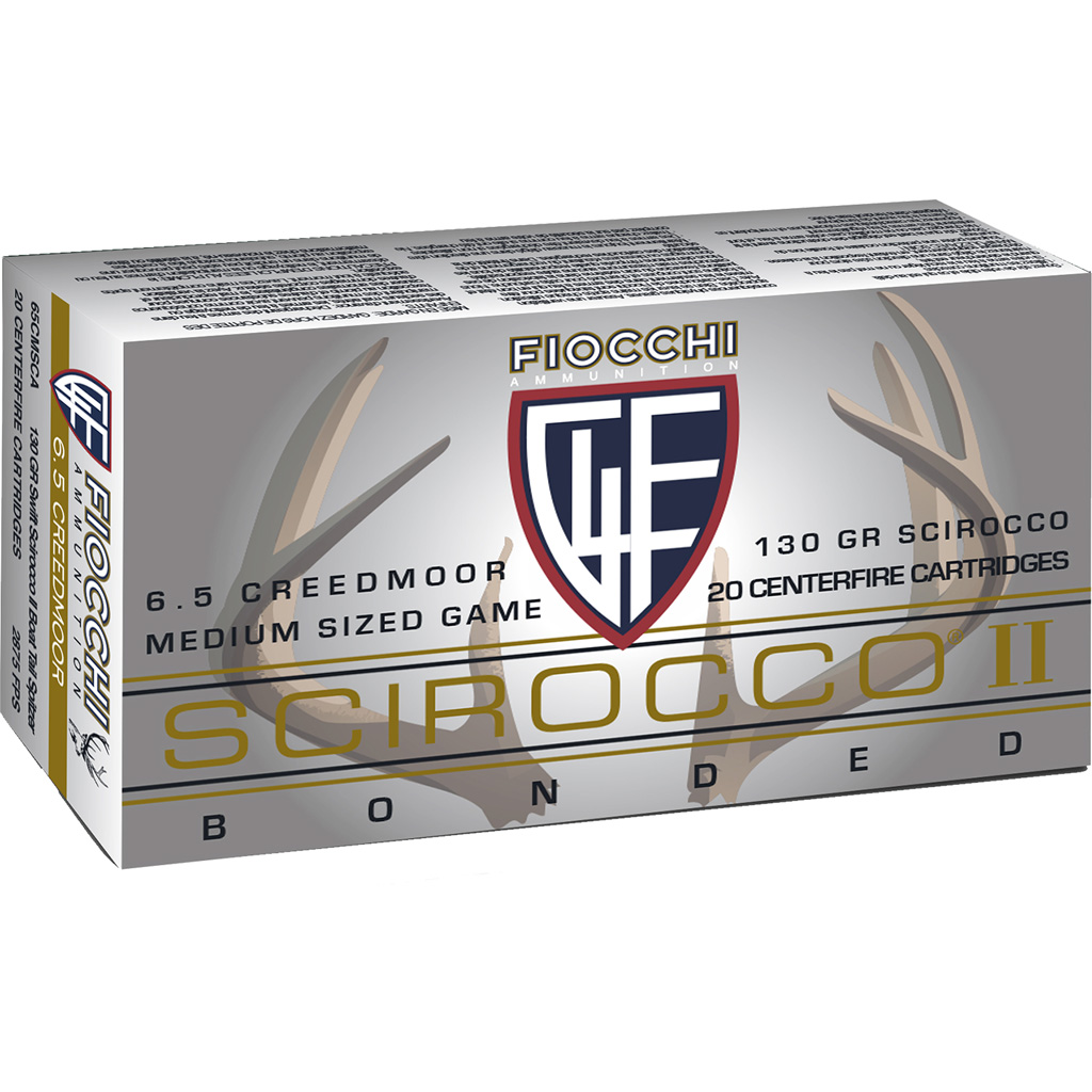 Fiocchi Hyperformance 6.5 Creedmoor 130 Gr. Swift Scirocco Ii 20 Rd.