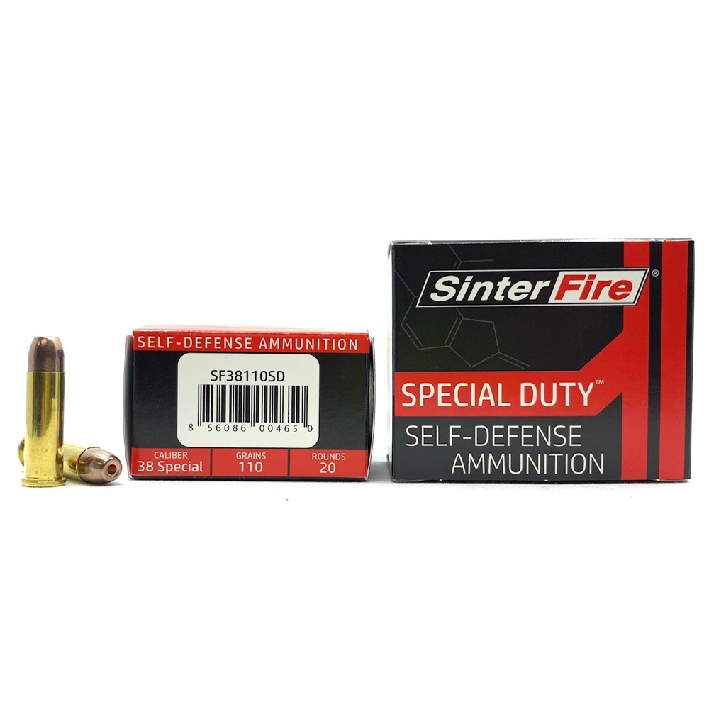 Sinterfire Special Duty 38 Special 110 Gr 20 Rd.