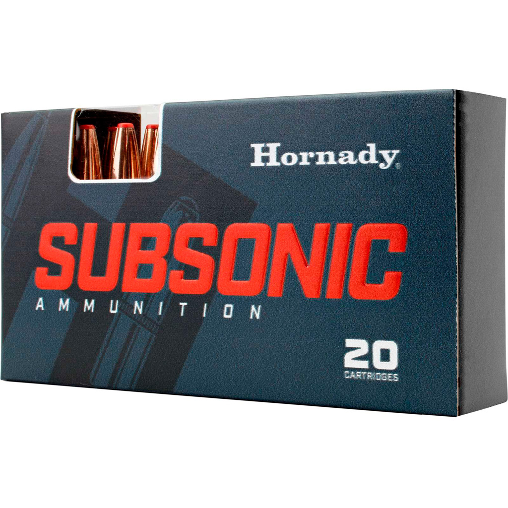 Hornady Subsonic 338 Arc 307GR Sub-x 20RD 10 Box Case - Image 2