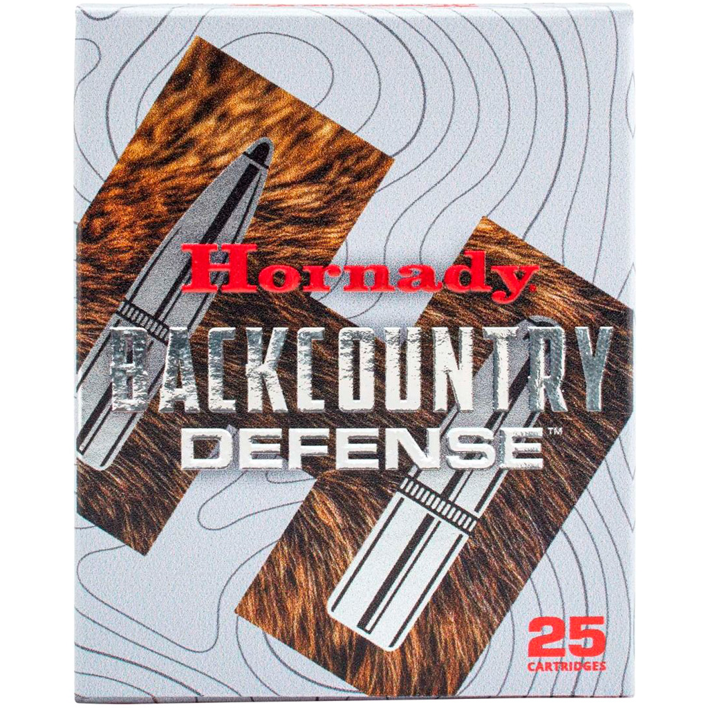 Hornady Backcountry Defense 9MM +p 138GR 25 Rounds