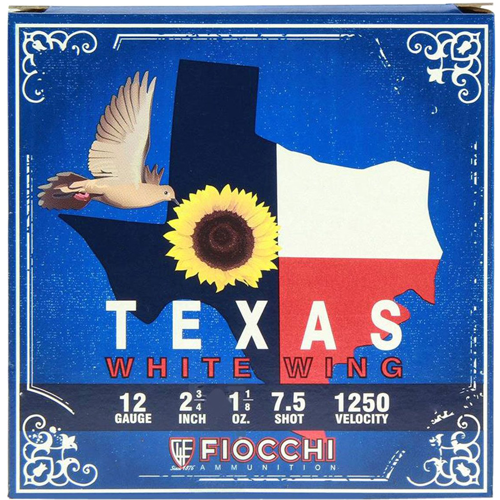 Fiocchi Texas White Wing Shotgun Ammo 12 Ga 100 Rd
