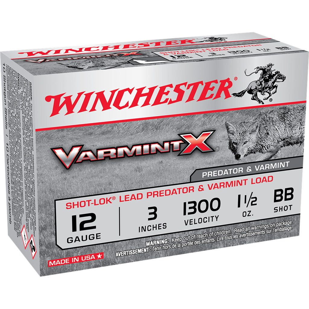Winchester Varmint X 12GA 3 1-1/2OZ Bb 10RD