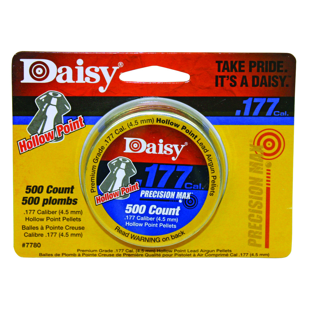 Daisy .177 Caliber Hollow Point Pellets 500 Count