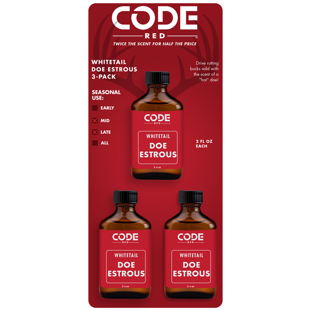 Code Red Doe Estrous Triple Pack 2 Oz. 3 Pack