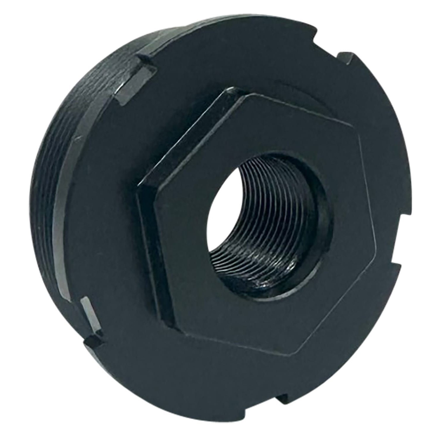 Huxwrx 2311 Hub Direct Thread Adapter 1/2X28 Black
