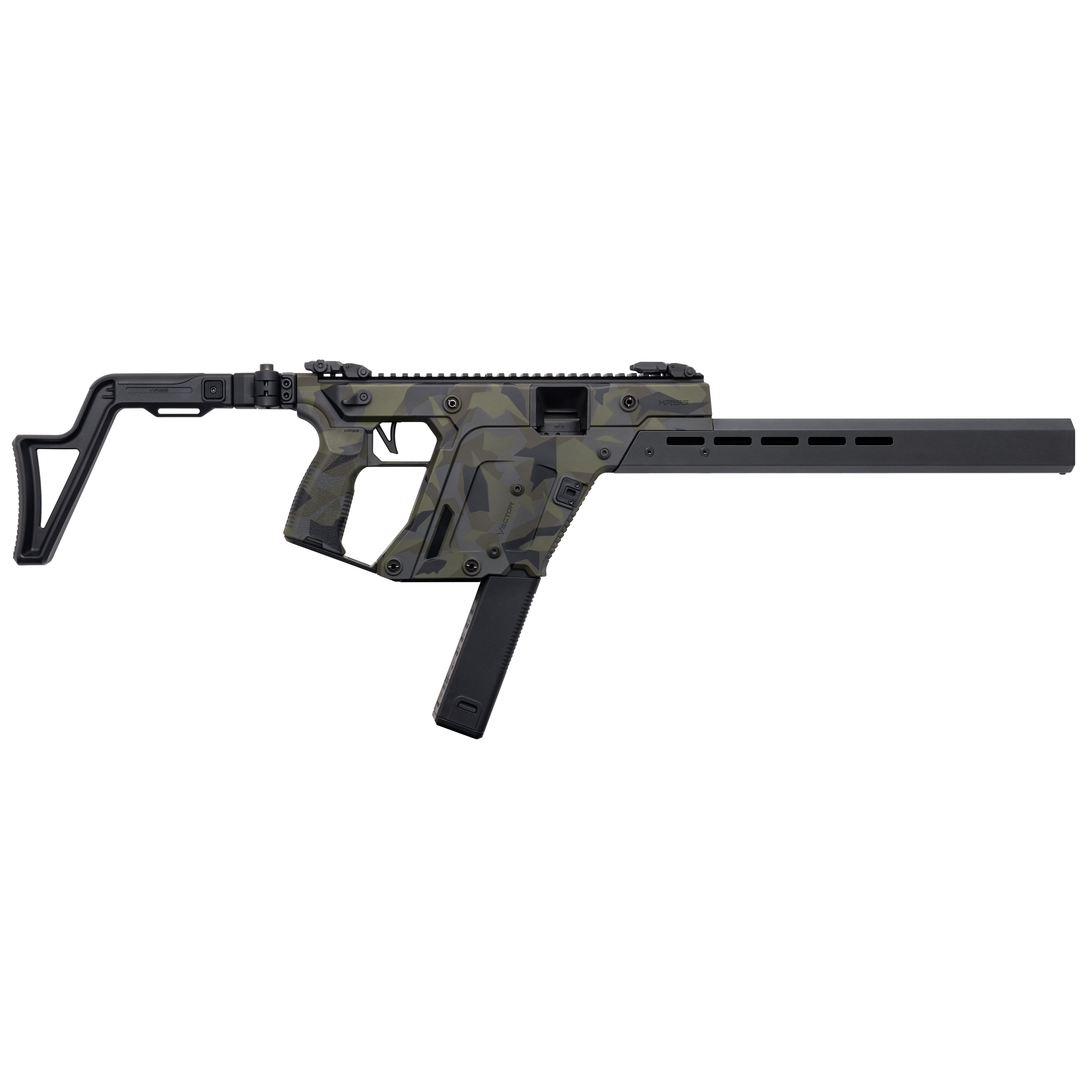 Kriss Vector Crb G3 45ACP 16 30RD Folding Stock Woodland Delta Camo