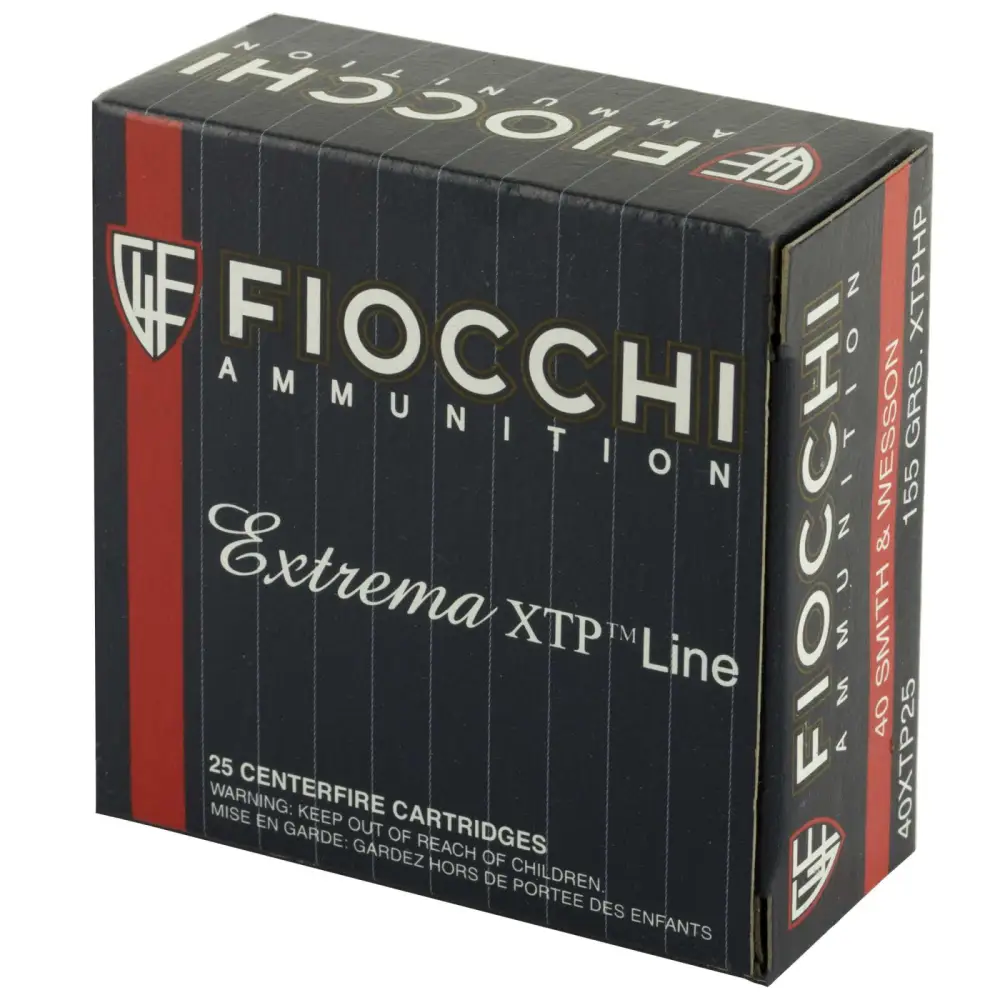 Fiocchi 40 S&w 155GR Xtp Hp 25RD Box - Image 2
