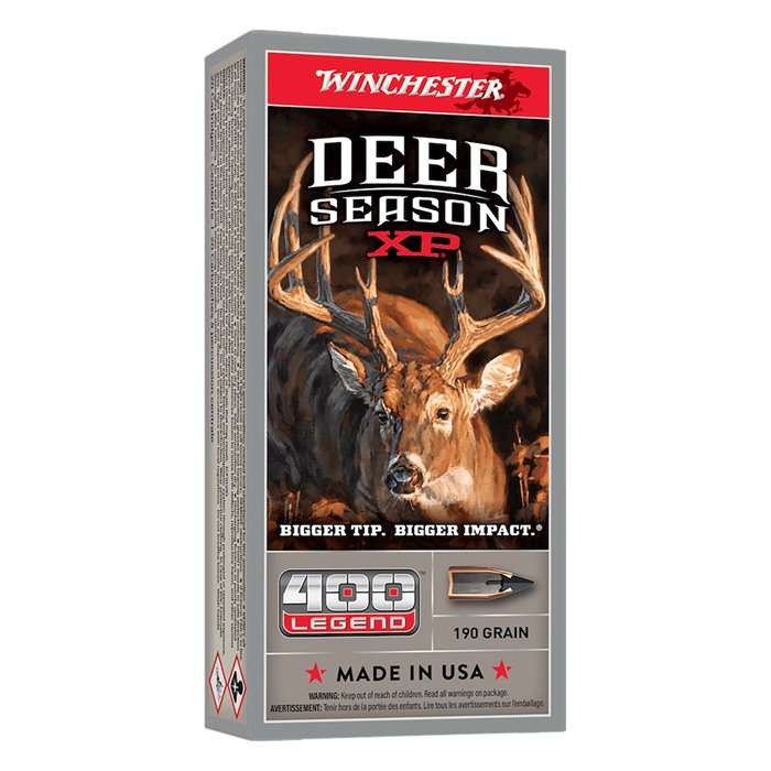Winchester Deer Season Xp 400 Legend 190GR 20RD 10 Box Case