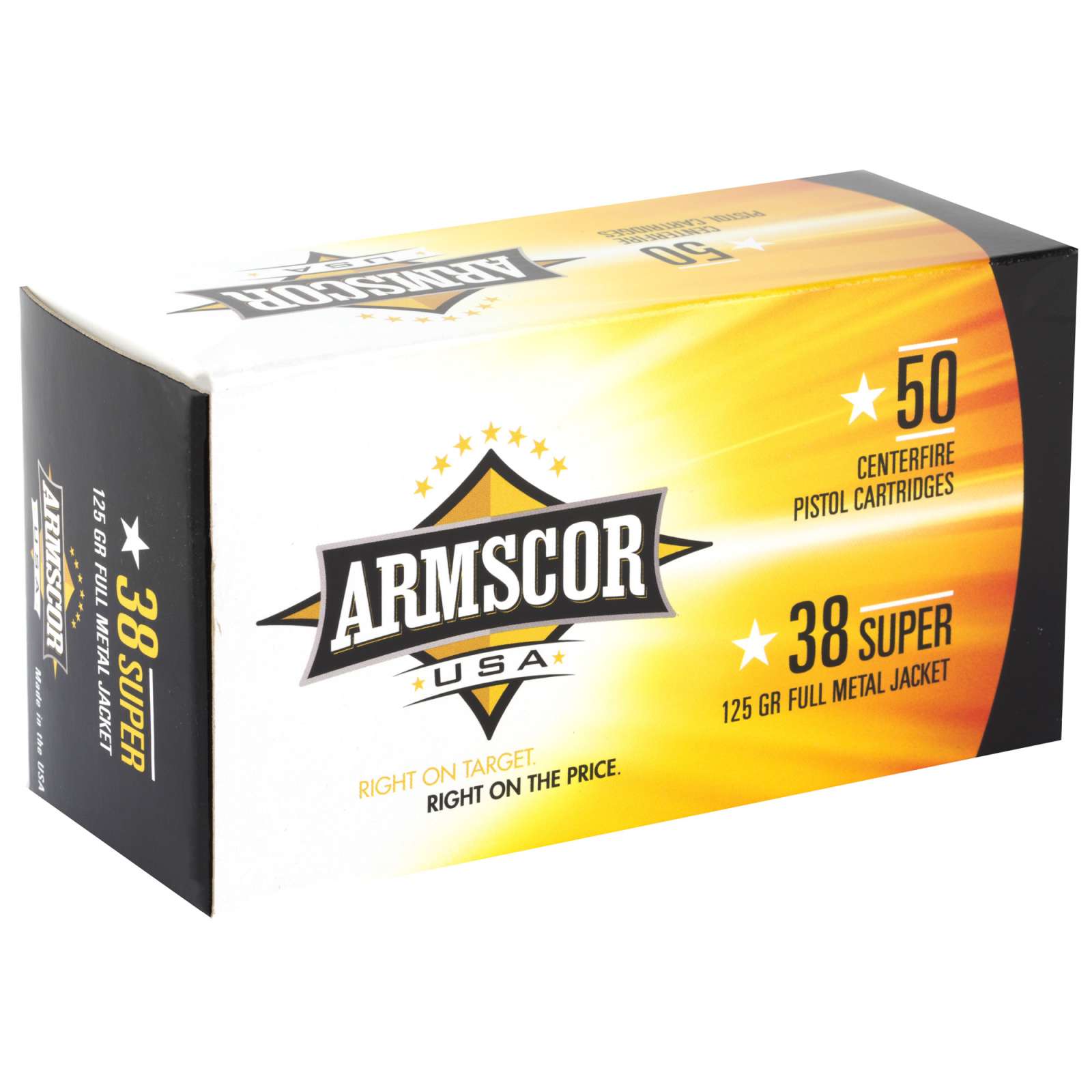 Armscor 38 Super 125GR Fmj 50 Rounds