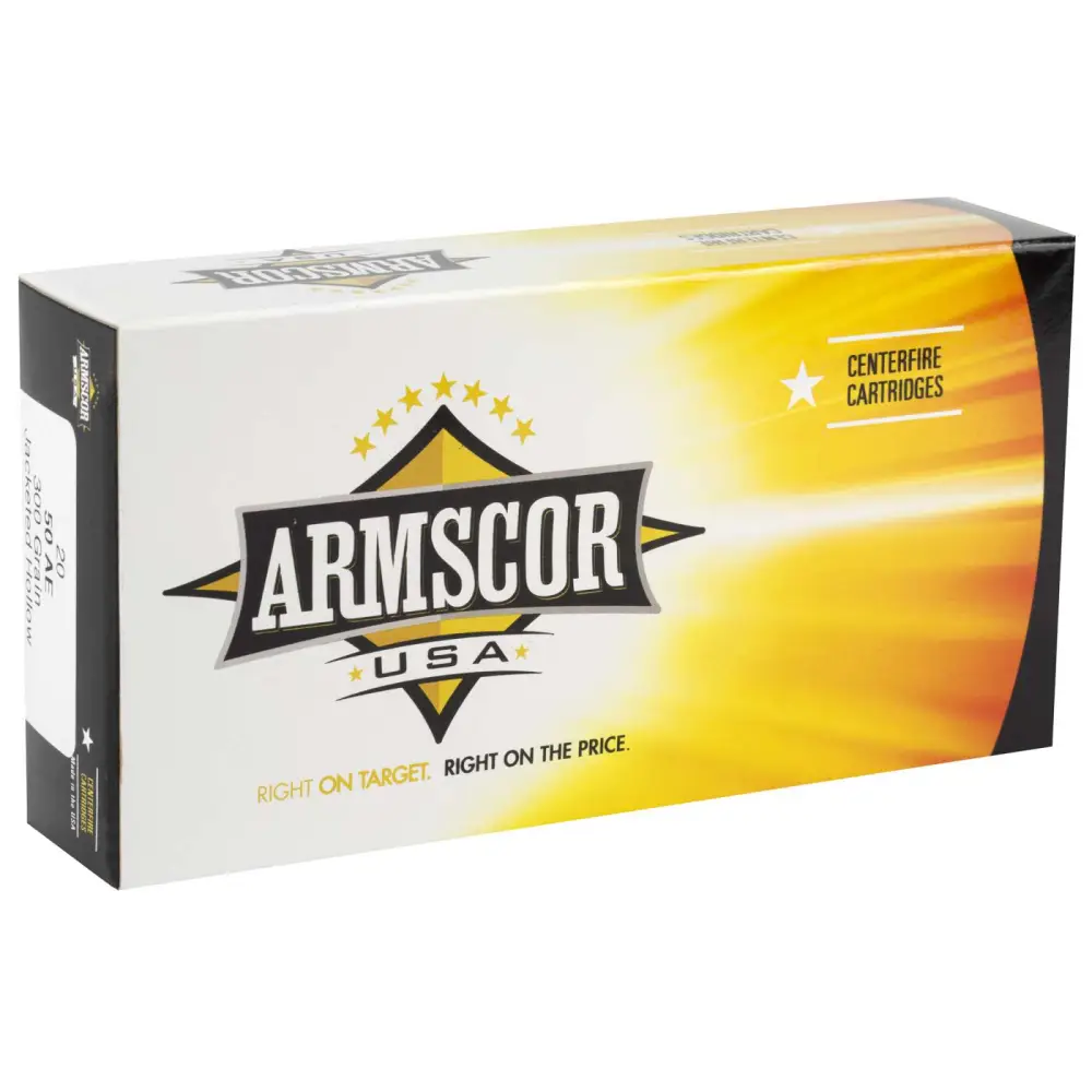Armscor 50AE 300GR Jhp 20 Rounds