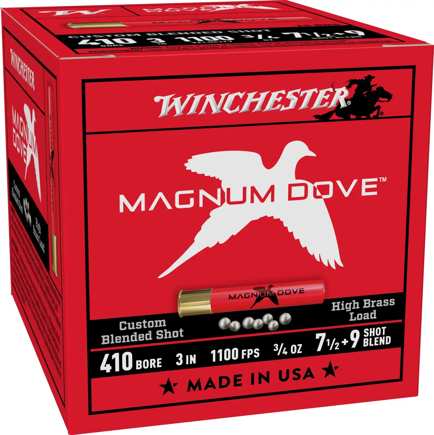 Winchester Magnum Dove 410 Ga 3 3/4 Oz 25RD 10BX/CS