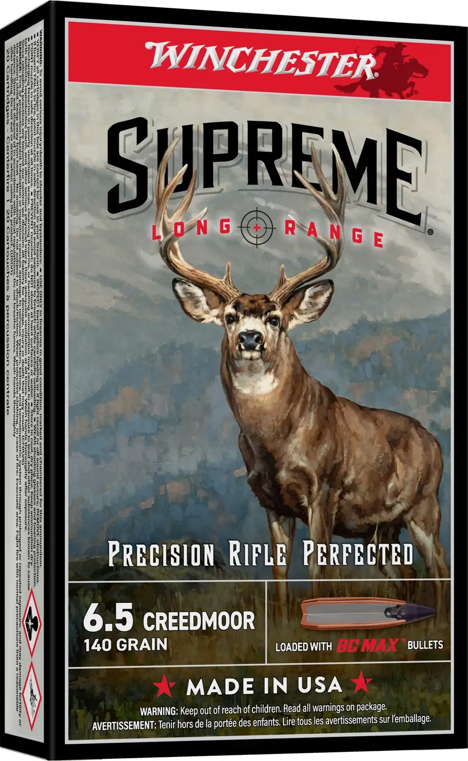 Winchester 6.5 Creedmoor 140 Gr Bc Max 20RD