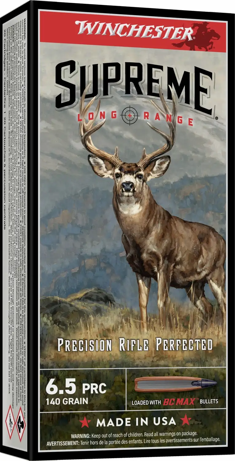 Winchester 6.5 Prc 140 Gr Bc Max 20RD Box 10BX Cs