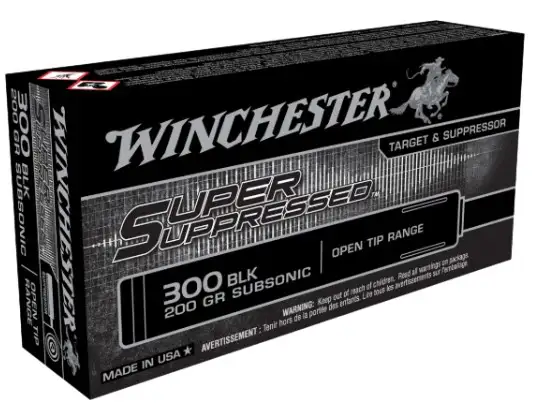 Winchester 300 Blackout 200 Gr Subsonic 125RD Box