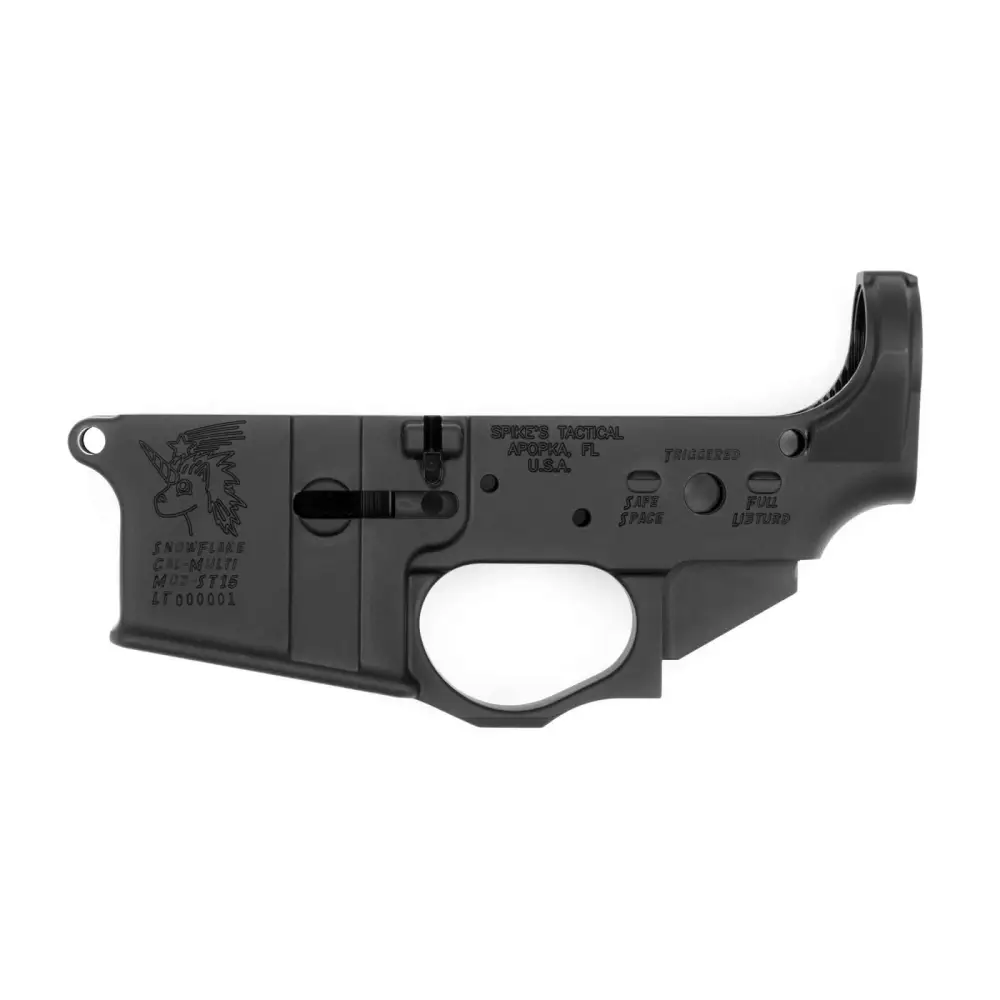 Spikes Tactical STLS030 Stripped Lower Receiver Multi Cal Black