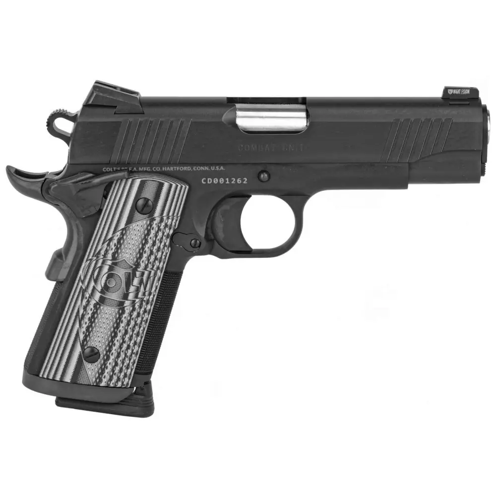Colt Ccu 1911 Concealed Carry .45 Acp 7+1 Black Dlc