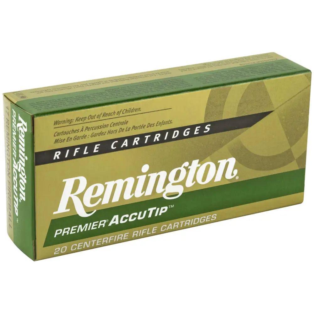 Remington Premier Accutip 17 Rem Fireball 20GR 20RD