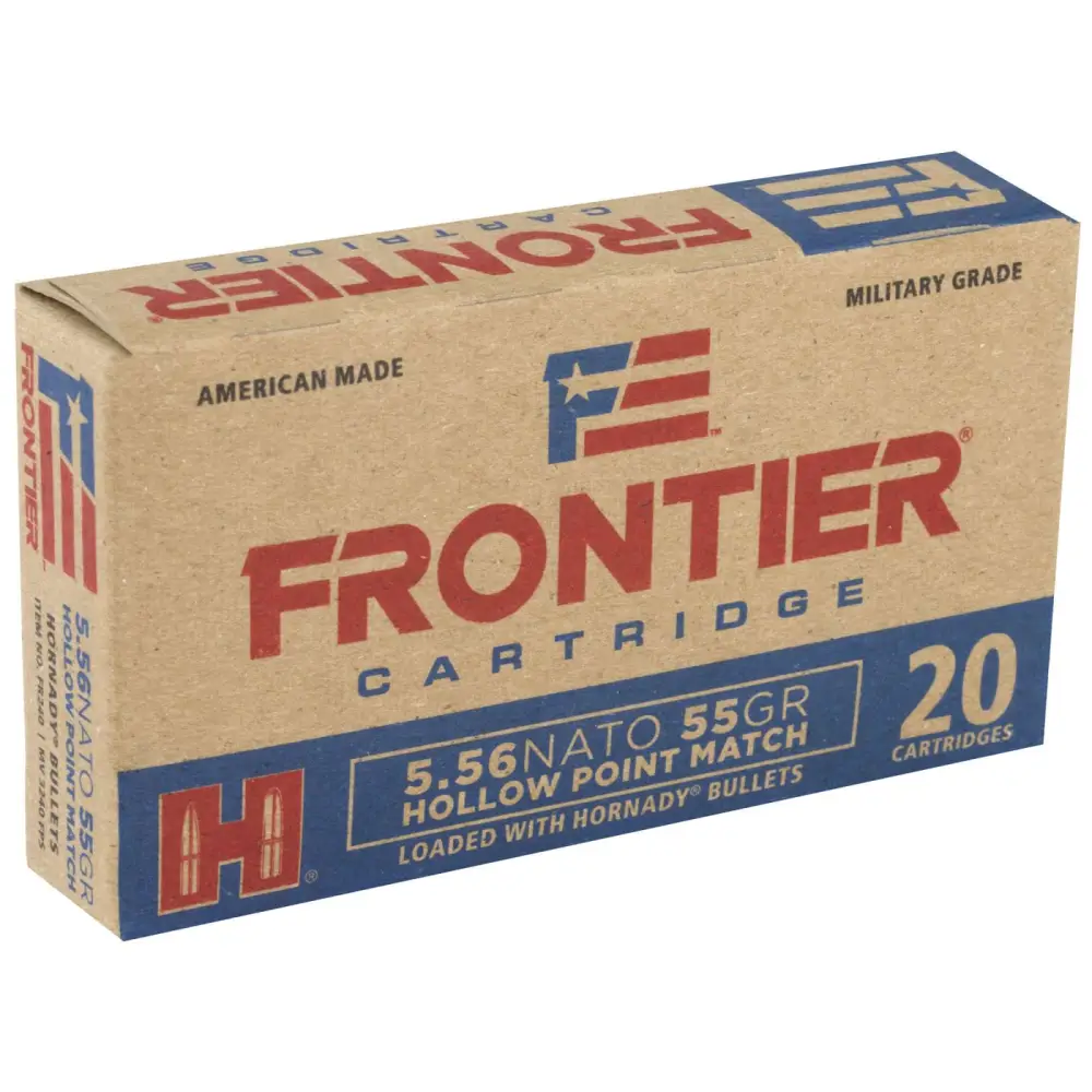 Frontier Cartridge 5.56 NATO 55gr – 20rd