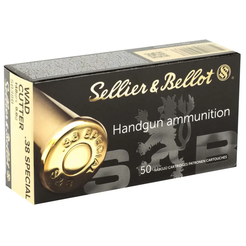 Sellier & Bellot 38 Special 148 Gr Wadcutter 50/BOX