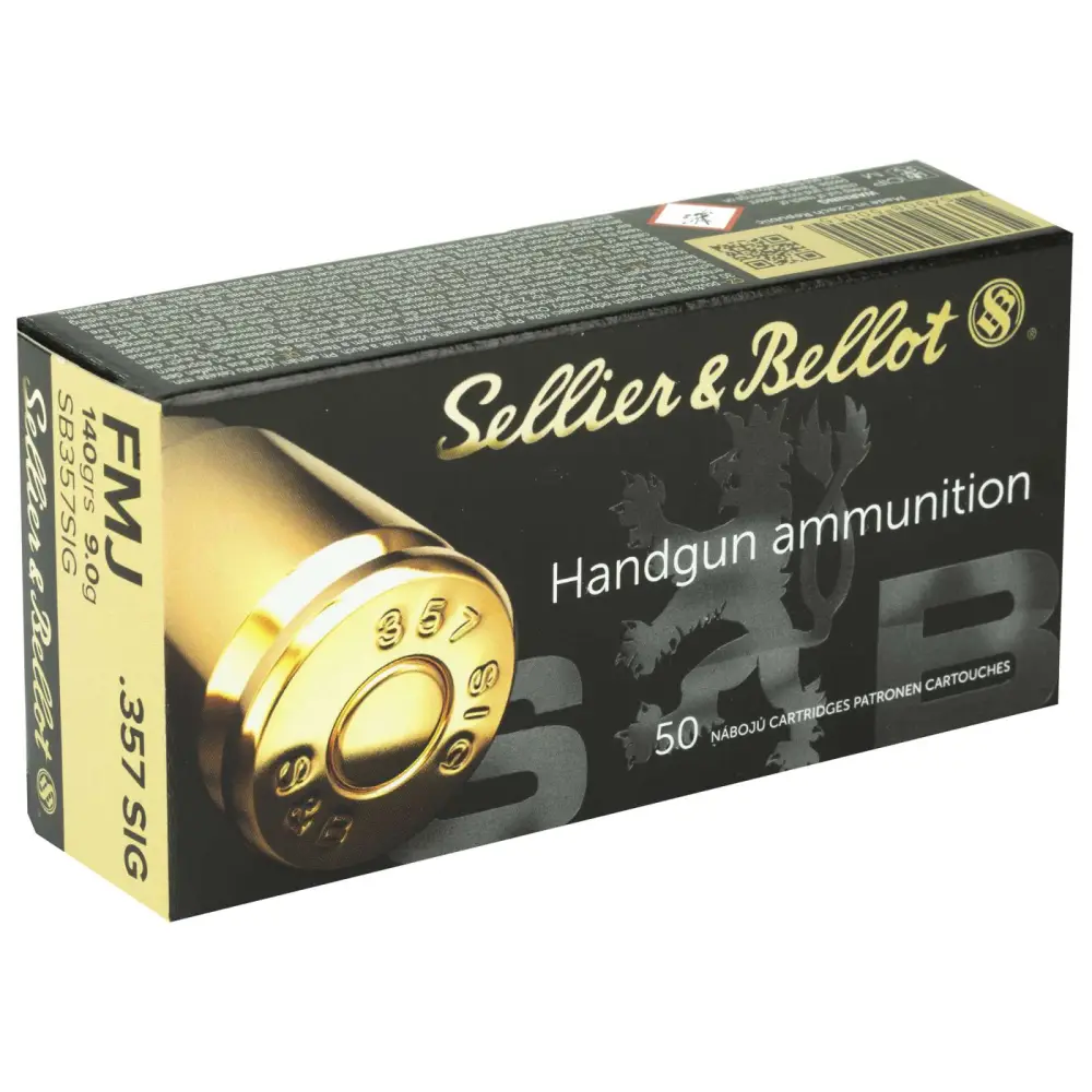Sellier & Bellot 357 Sig 140GR Fmj 50RD Box