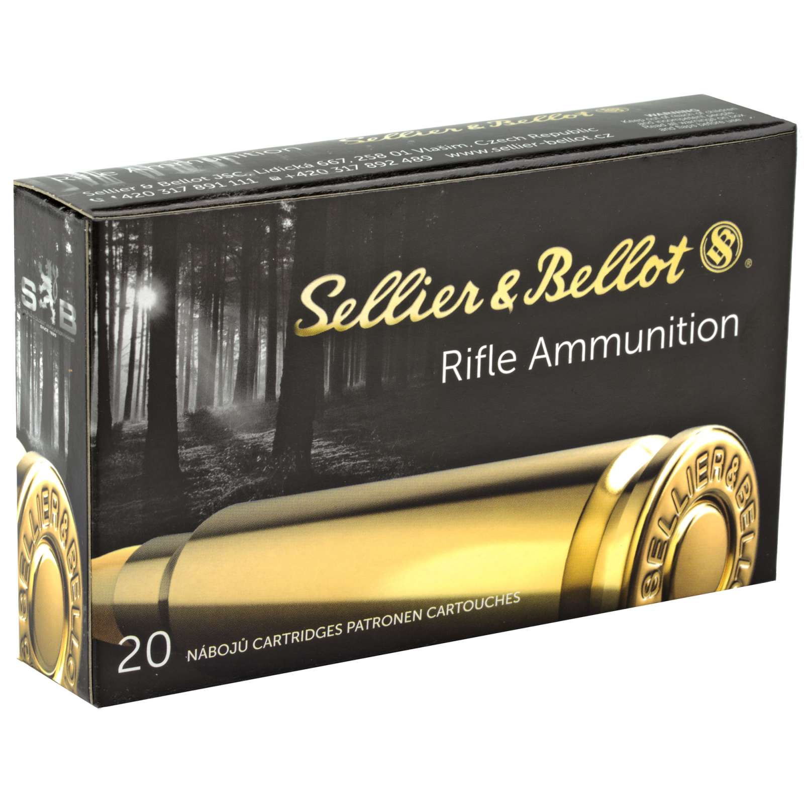 Sellier & Bellot 303 British 150 Gr Soft Point 20 Rd