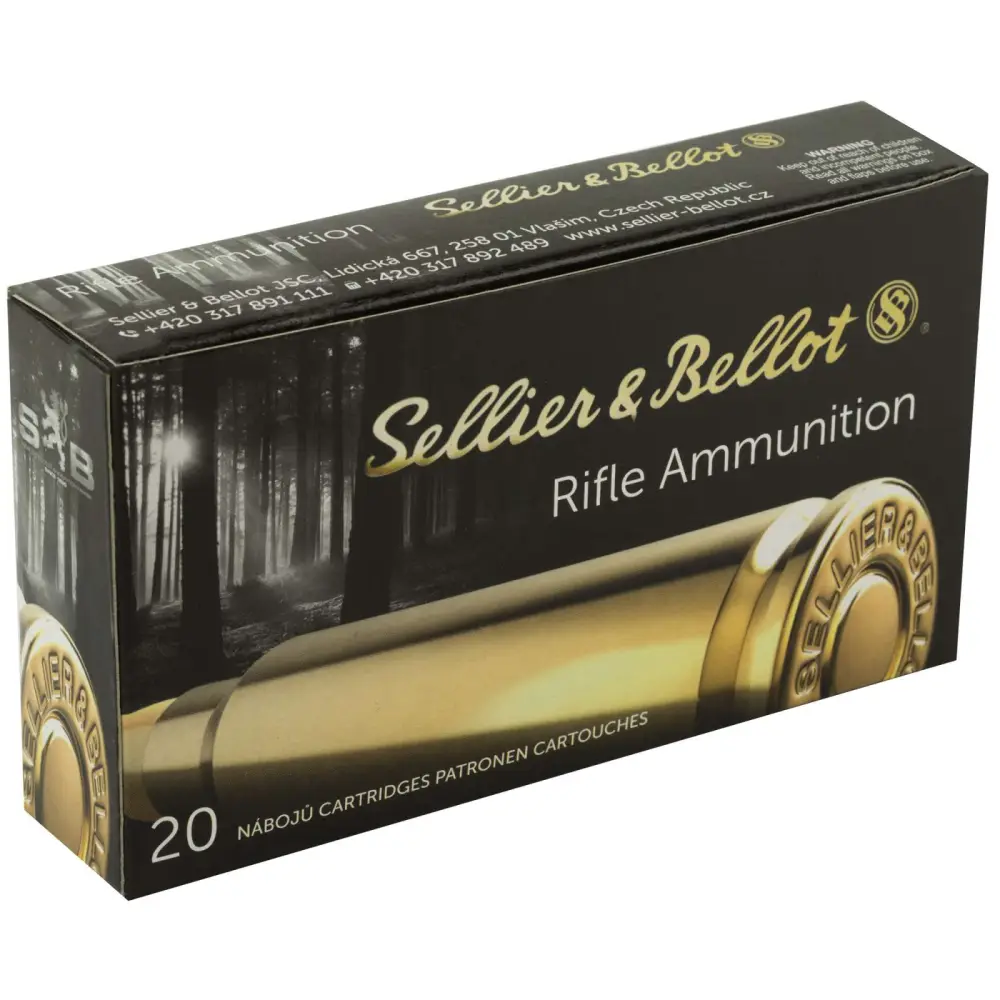 Sellier & Bellot 308 Win 180 Gr Soft Point 20 Round Box