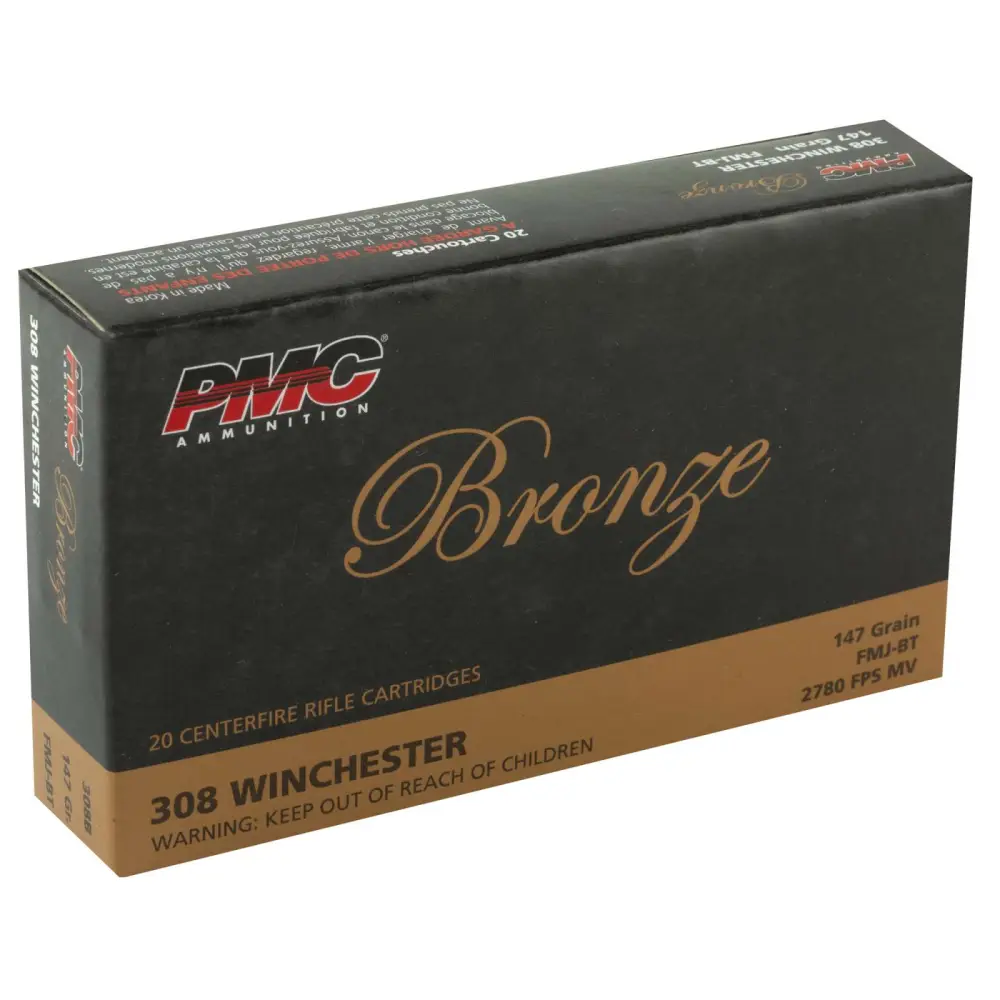 Pmc Bronze 308 Win 147 Gr Full Metal Jacket 20 Rd