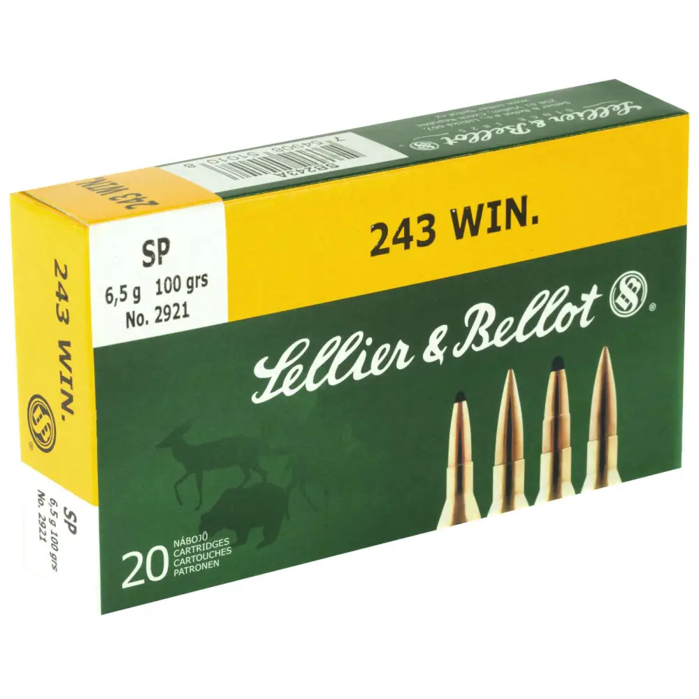 Sellier & Bellot 243 Win 100GR Soft Point 20RD Box