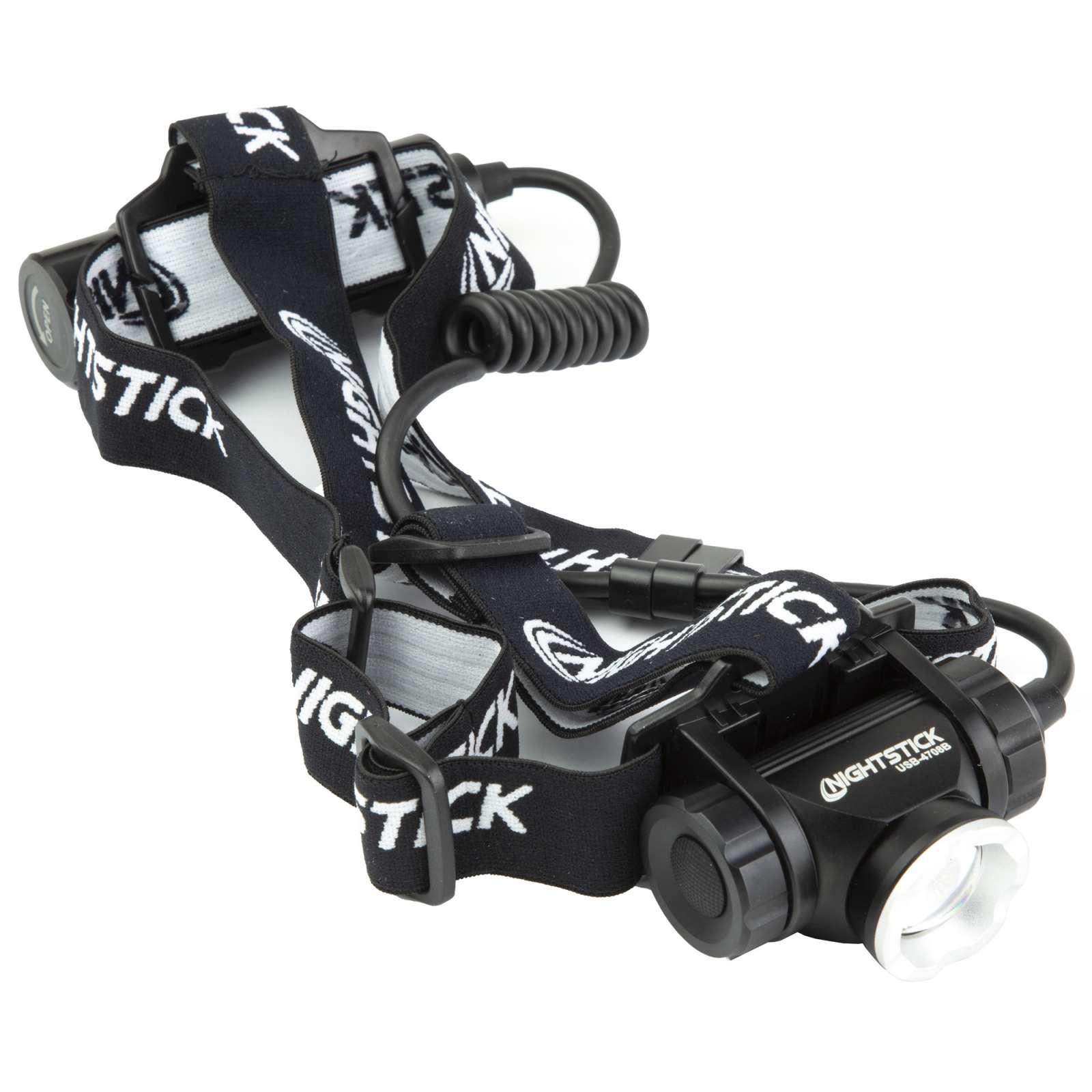 Nightstick USB-4708B Adjustable Beam Headlamp 1000 Lumens Black