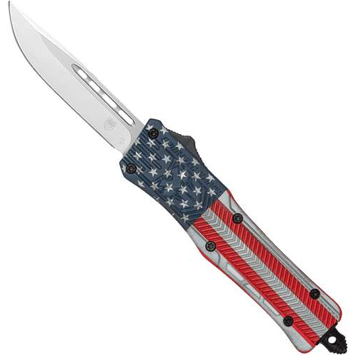 Cobratec Medium CTK1 Drop Point Knife American Flag Design