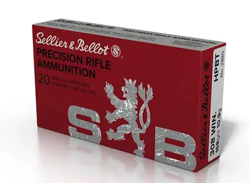 Sellier & Bellot 308WIN 168GR Hpbt 20RD Box