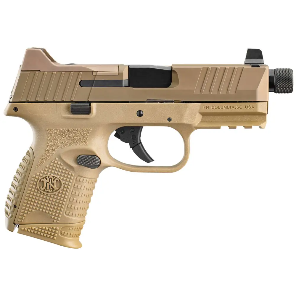 Fn 509 Compact Tactical 9MM 10+1 Fde Optics Ready