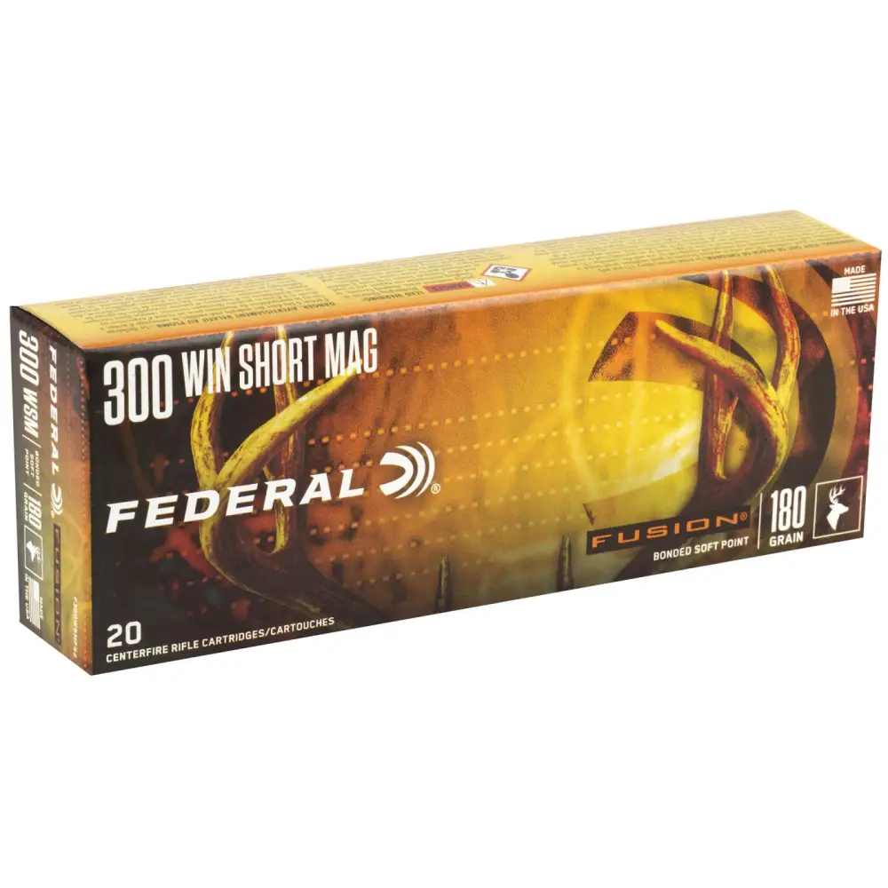 Federal Fusion 300 Wsm 180GR Ammo 20RD