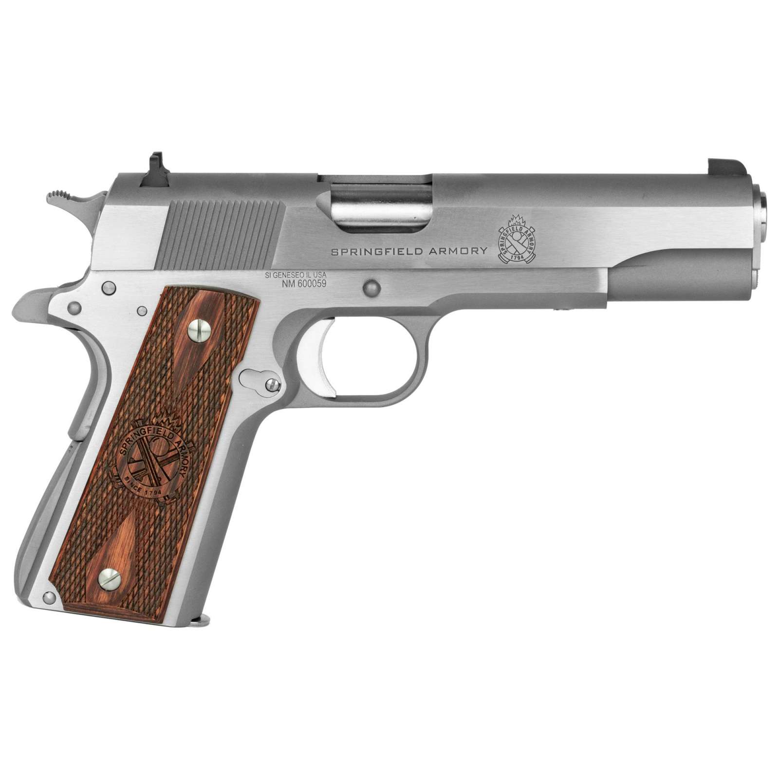 Springfield 1911 Mil-spec 45 Acp 7+1 Stainless Steel 5 Pistol