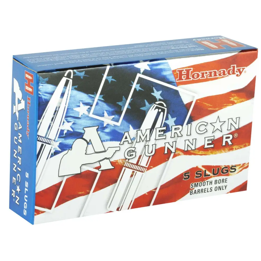 Hornady American Gunner 12GA 2.75 1OZ Rifled Slug 5RD Box