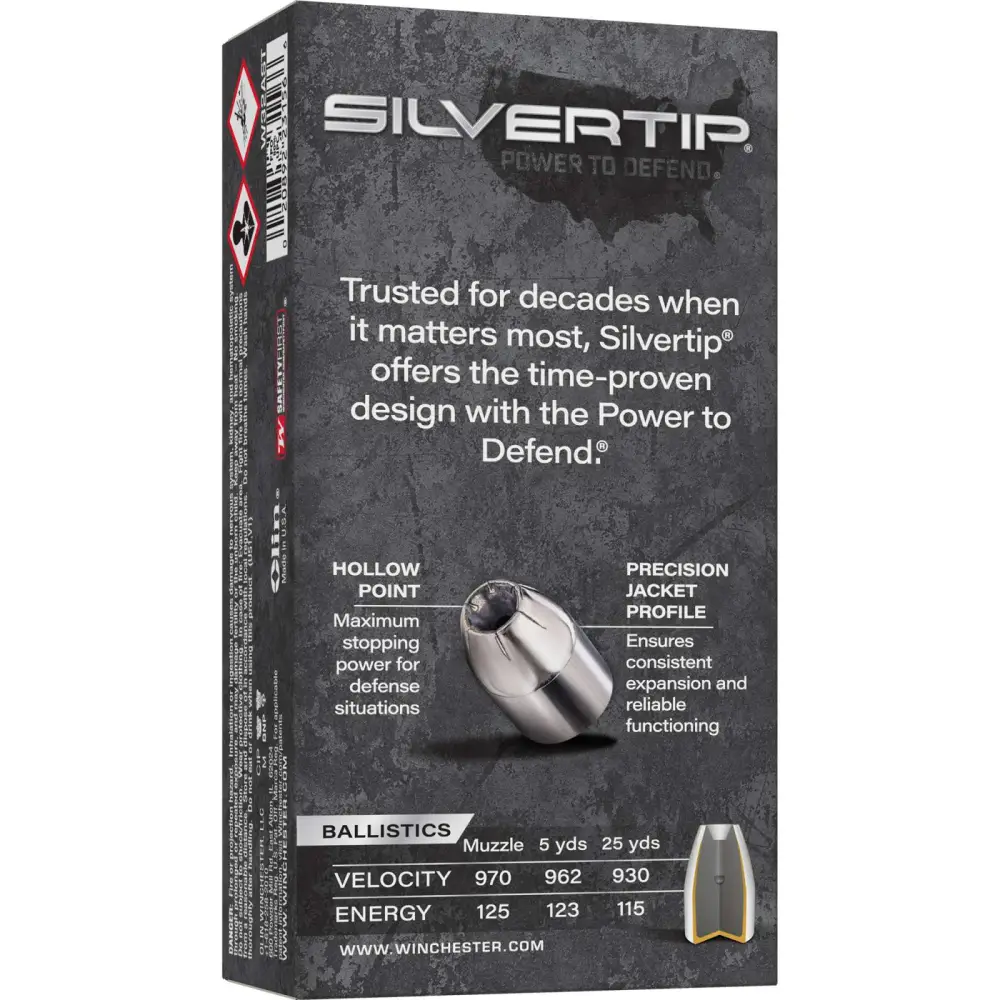 Winchester Silvertip .32 Acp 60GR Jhp 50/10