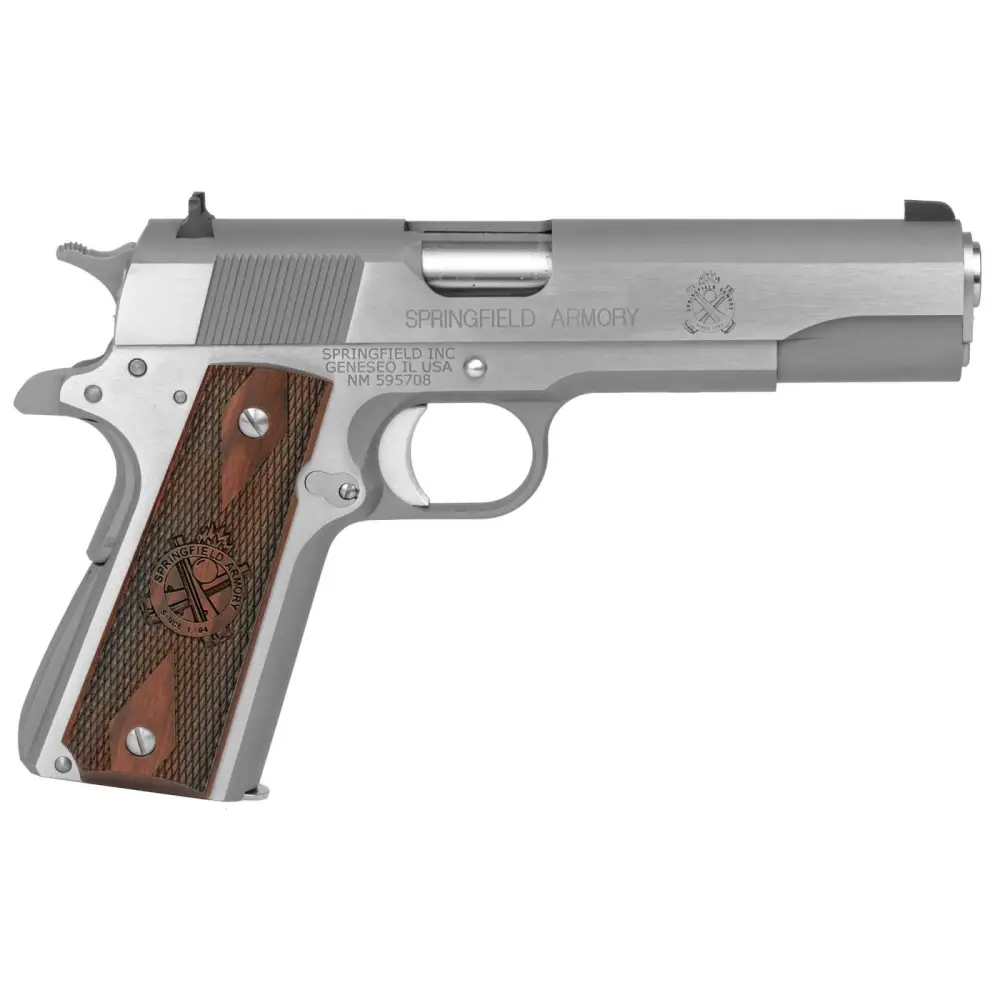 Springfield 1911 Mil-spec .45 Acp 7+1 Stainless Steel