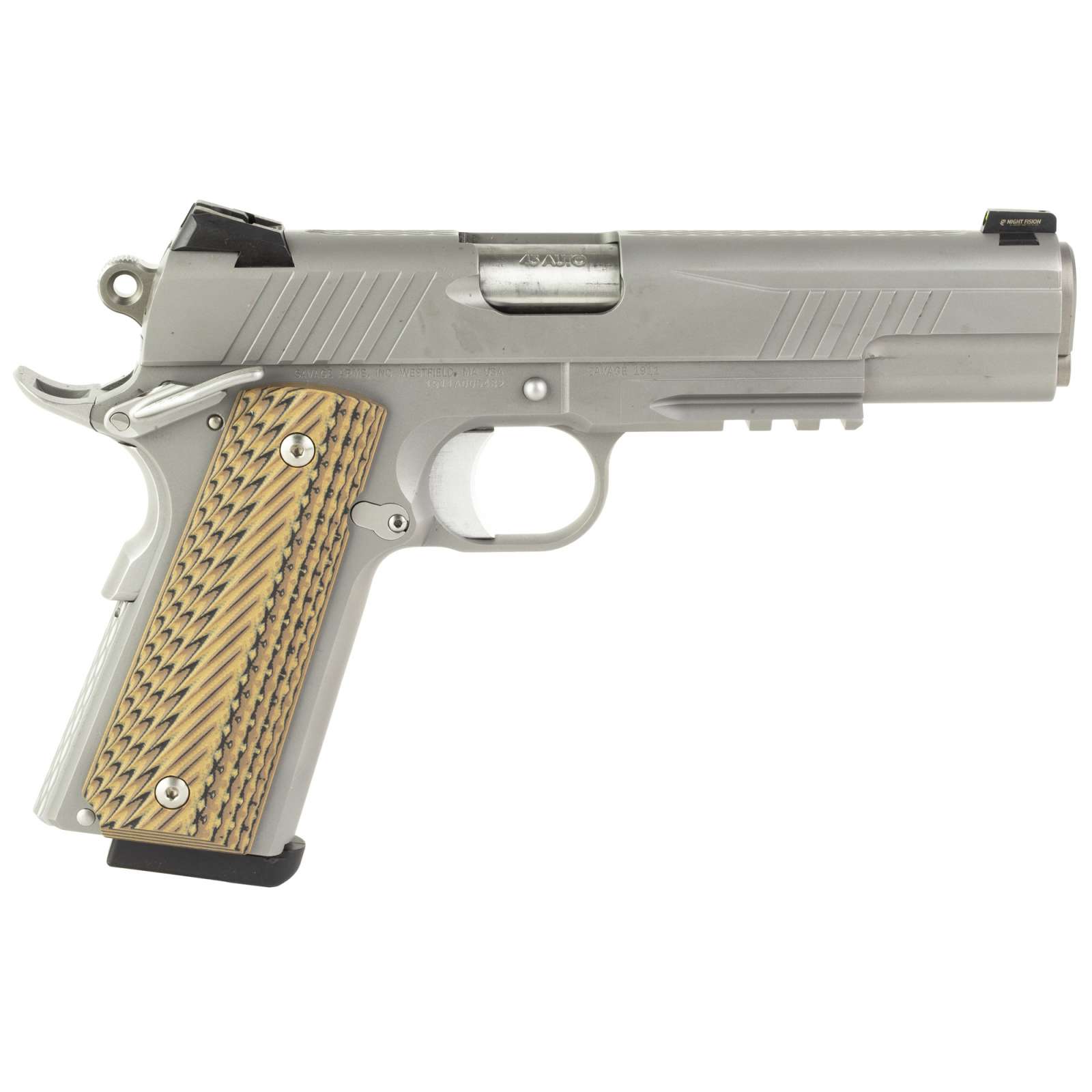 Savage 1911 Government 45 Acp 5IN 8+1 Stainless Steel Pistol