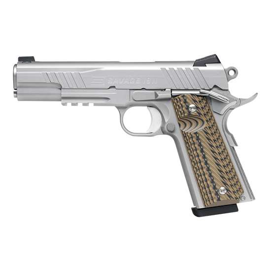 Sav 1911 Govt 45AP 8RD Ss Rail
