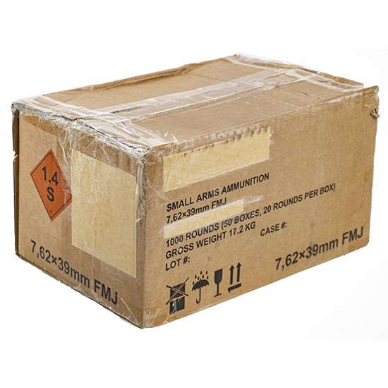 Century Arms 7.62X39 122GR Fmj Corrosive 20RD Box