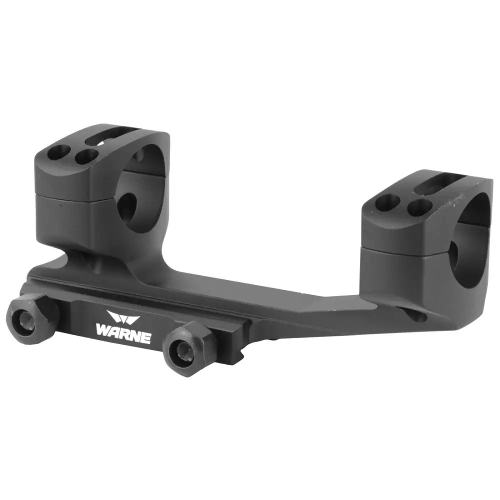 Warne Gen 2 Extended Skeletonized 1 Inch Msr Mount Black