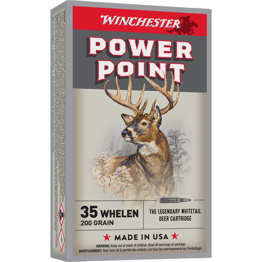 Winchester 35 Whelen 200GR Power Point 20RD