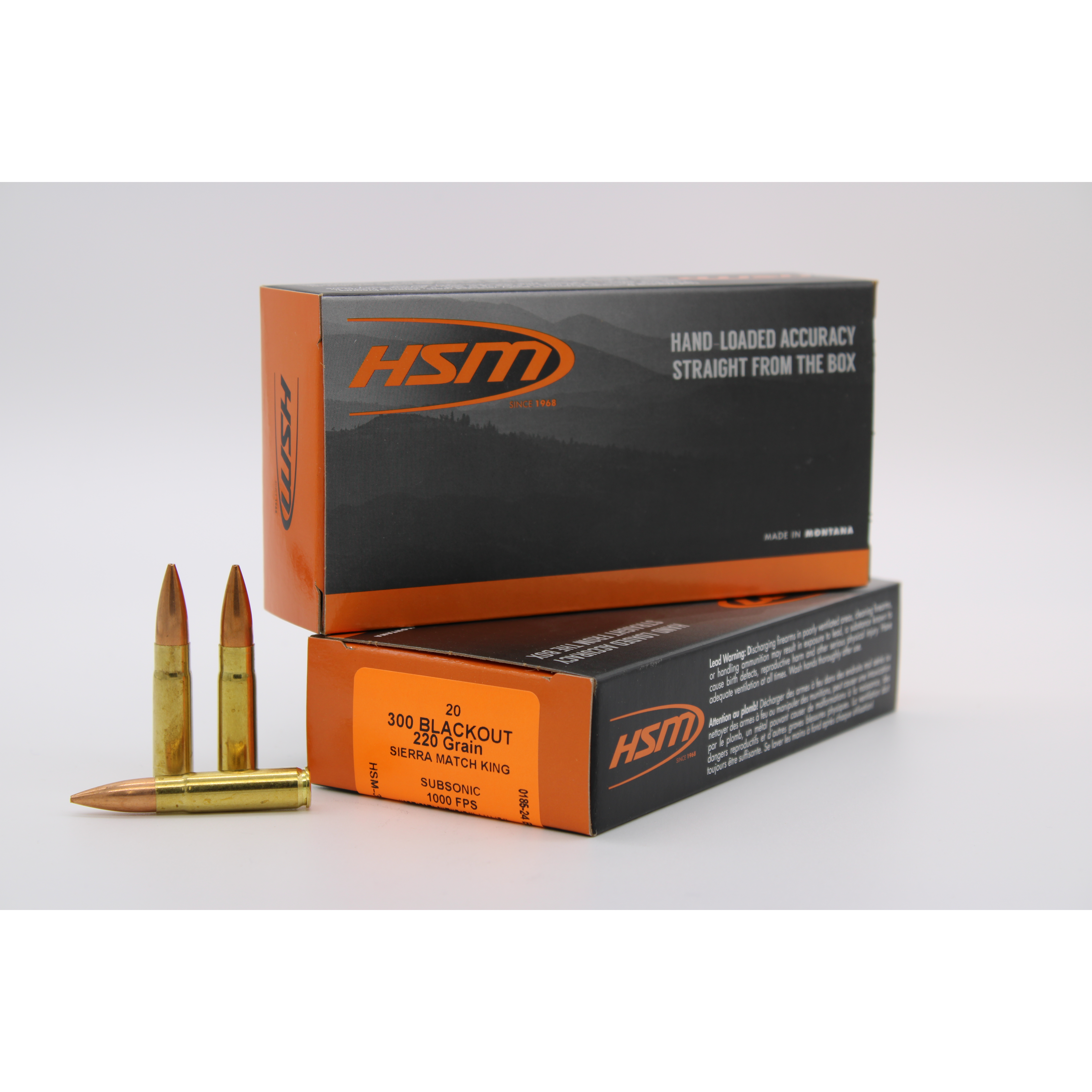 Hsm 300 Blackout 220GR Hpbt Subsonic 20RD Box