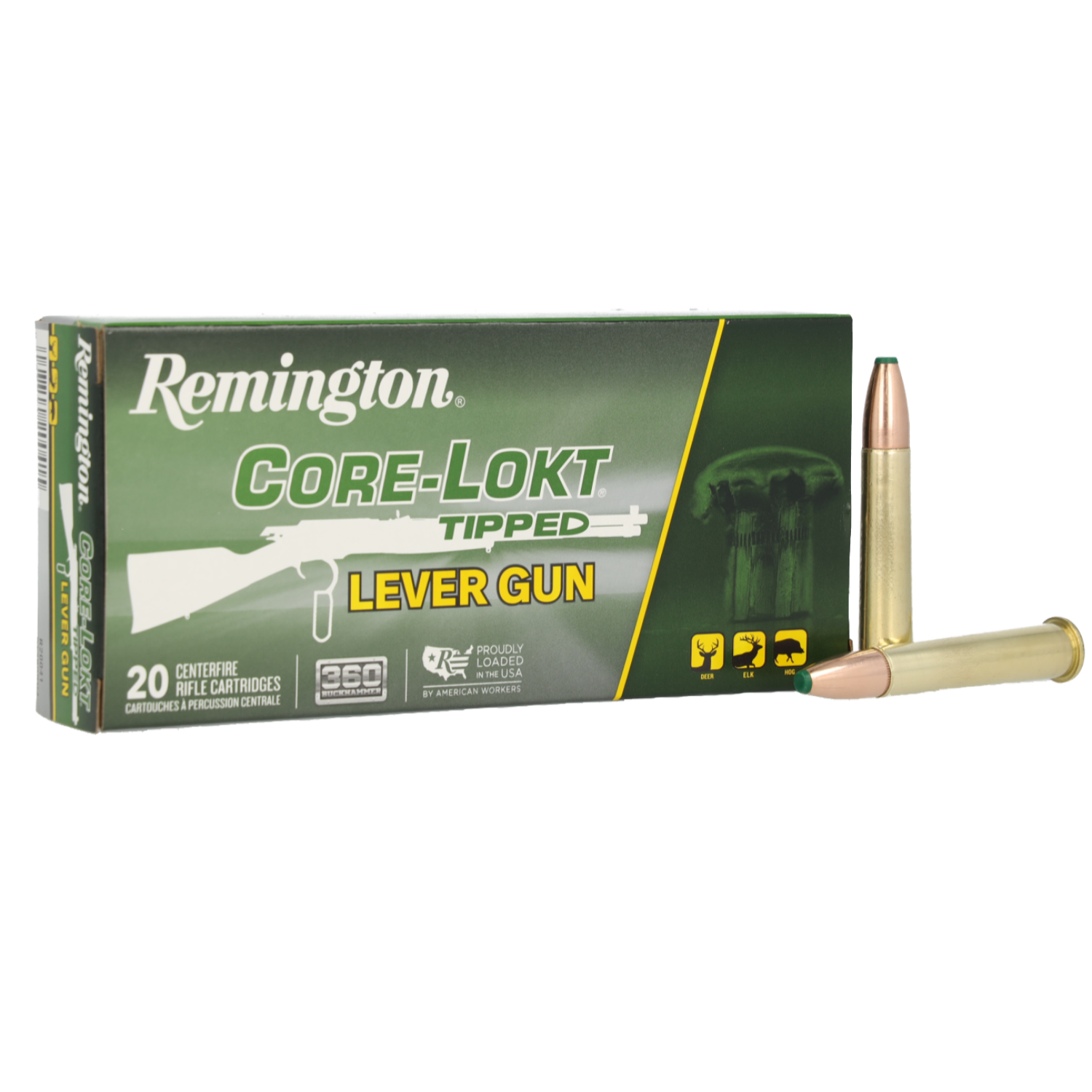 Remington RT45GA 45-70 Government 300GR Core-lokt Tipped 20 Rd