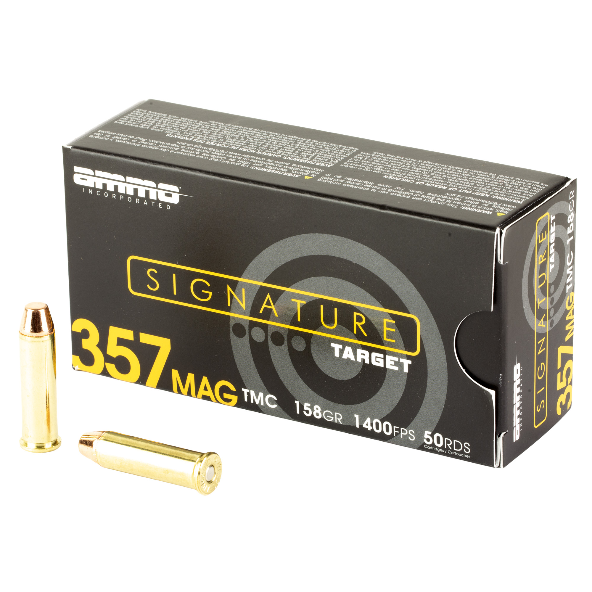 Ammo Inc 357 Magnum 158GR Total Metal Coating 50RD