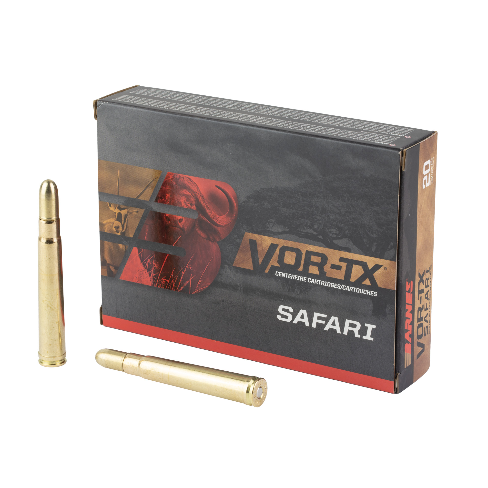 Barnes Vor-tx Safari 375 H&h 300 Grain Round Nose 20/200