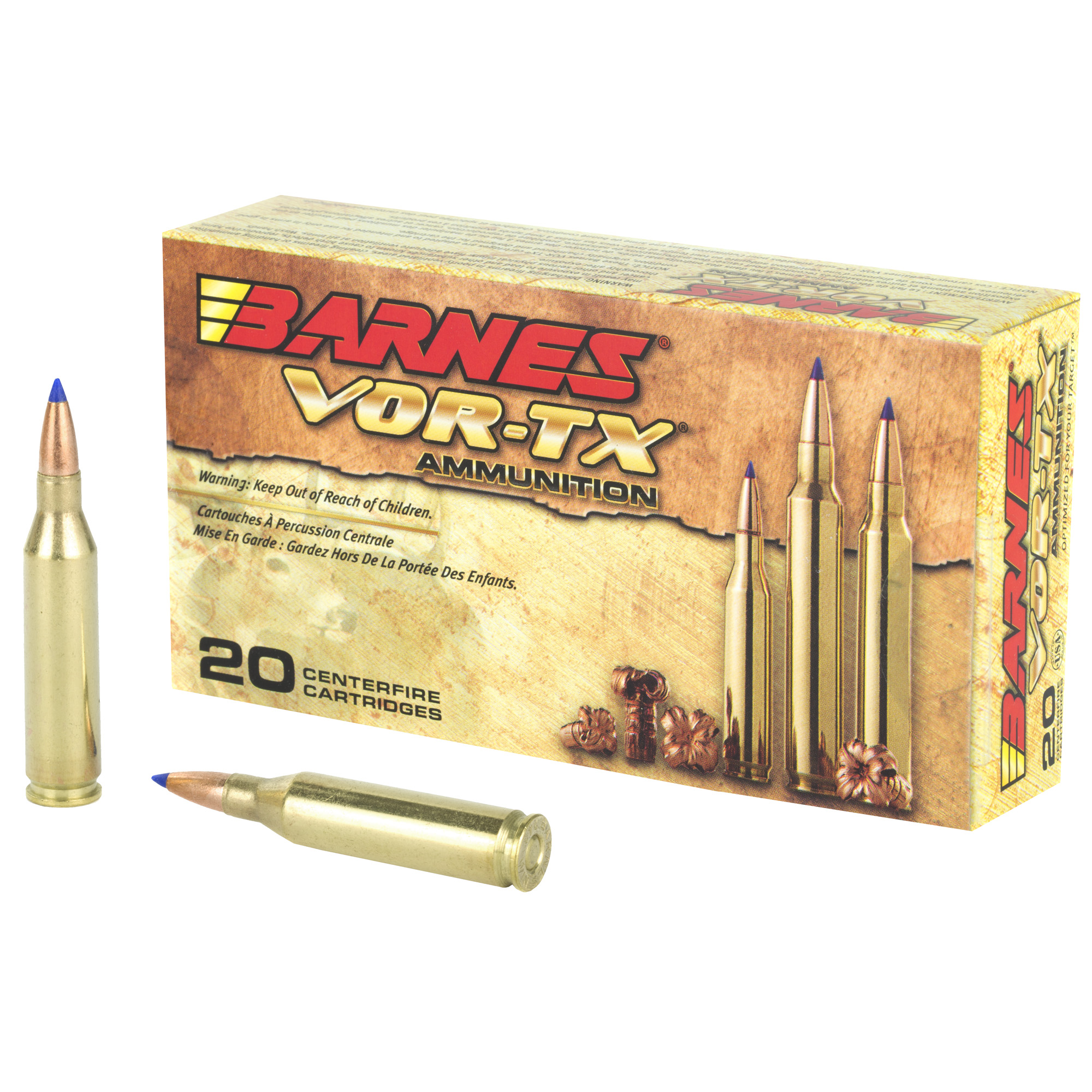 Barnes Vor-tx 243WIN 80GR Ttsx Bt 20 Round Box
